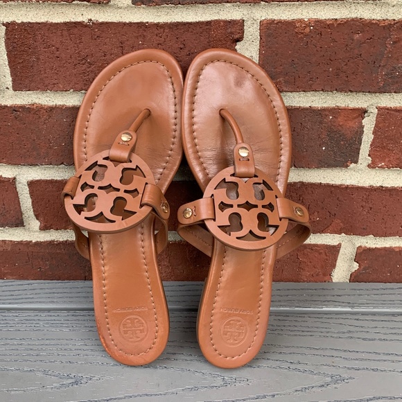 Tory Burch Shoes - Tory Burch Miller Sandals in Vintage Vachetta